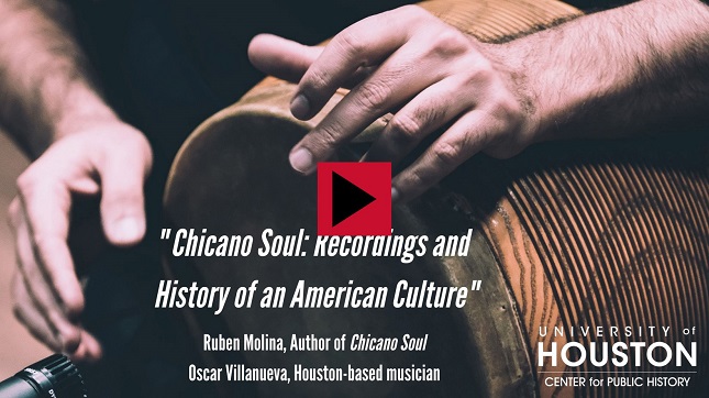 "Chicano Soul: Recordings and History of an American Culture:" Ruben Molina, Author of Chicano Soul; Oscar Villanueva, Houston-based musician