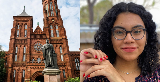 Dr. Allison Sáenz with the Smithsonian