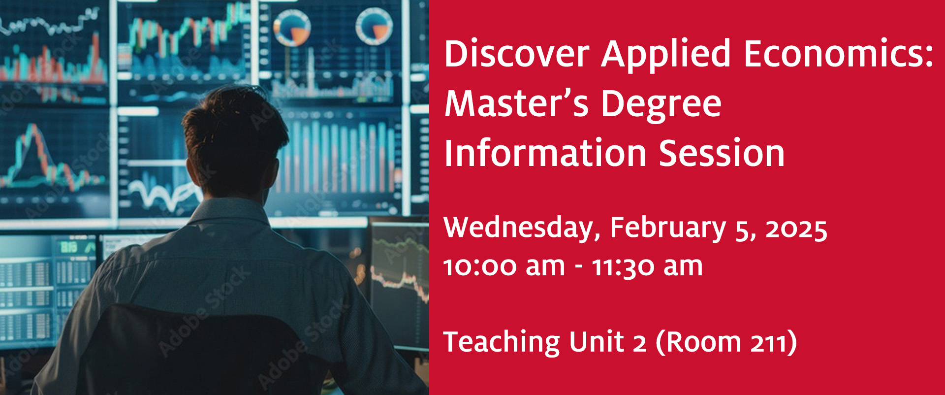 Discover Applied Economics: Master’s Degree Information Session