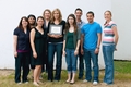  Audra Hollingsworth (winning an award for Excellence in Nutrition) with her friends and fellow nutrition students