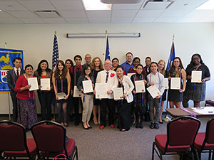 French Honor Society - group photo