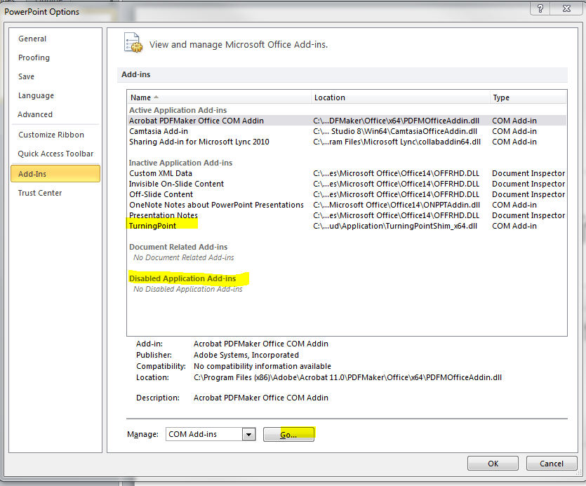 Clicker Faq Instructor Add-in