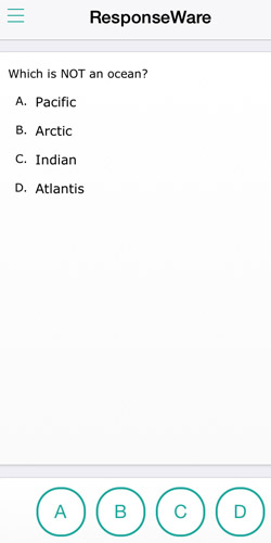 ResponseWare Poll Screen