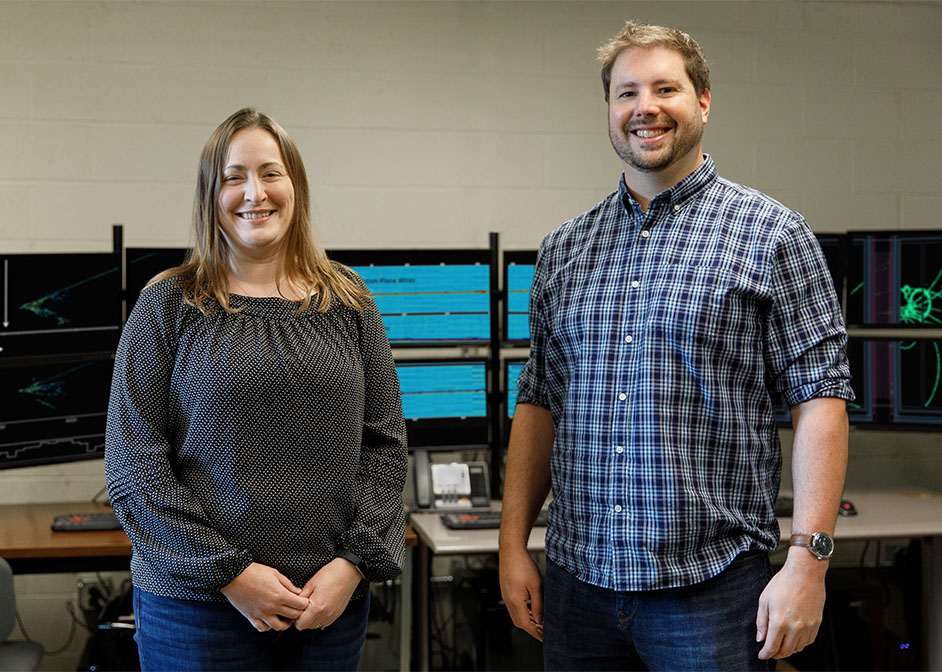Physics Professors Lisa Koerner & Daniel Cherdack