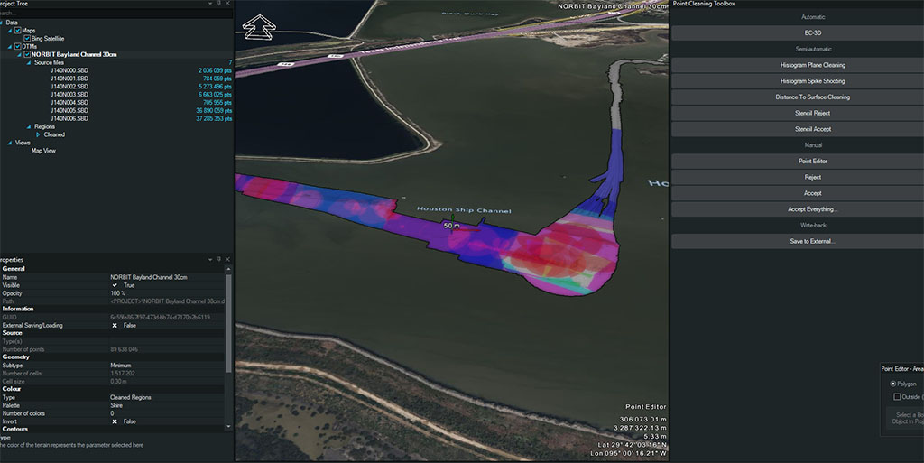 Cleaned up final product from Norbit data set.