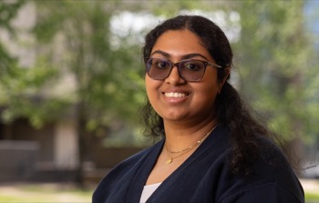 faculty and student headshot