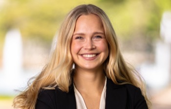 faculty and student headshot
